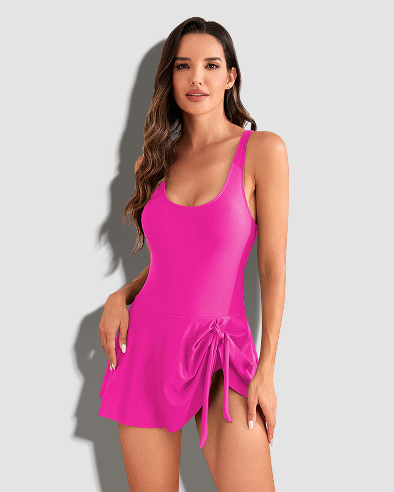 Floral Print Tummy Control Swimdress