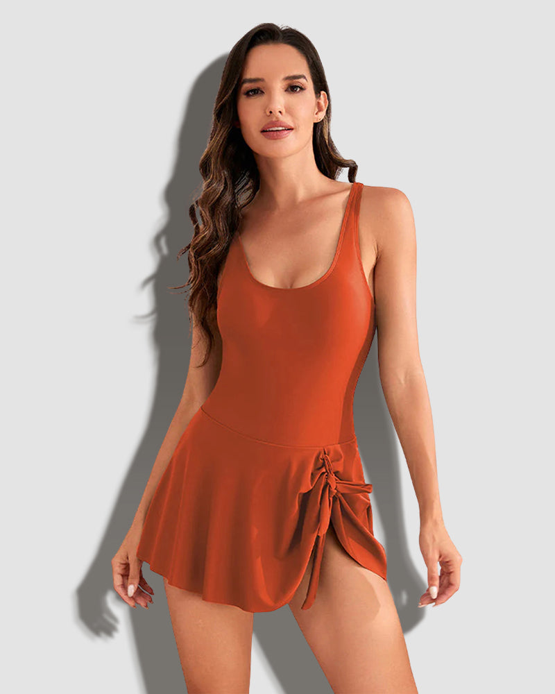 Floral Print Tummy Control Swimdress