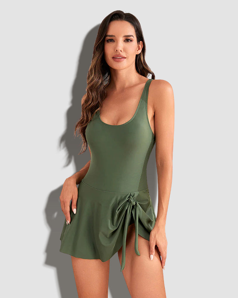 Floral Print Tummy Control Swimdress