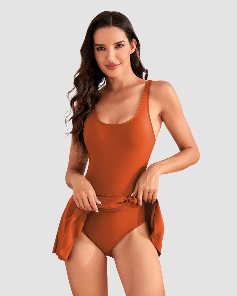 Floral Print Tummy Control Swimdress