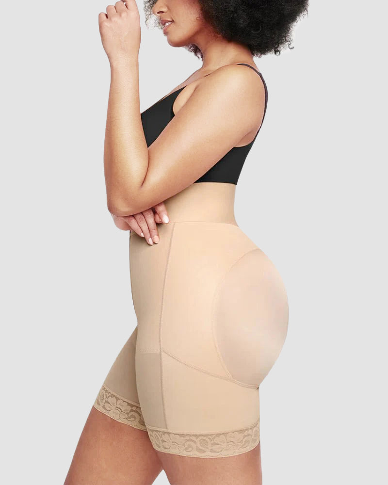 Boned Sculpt High Waist Shaper Shorts