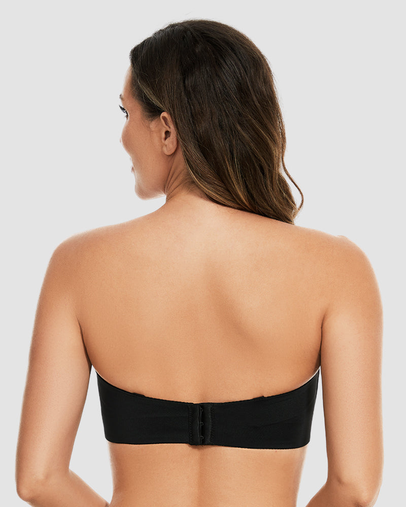Full Support Non-Slip Convertible Bandeau Bra