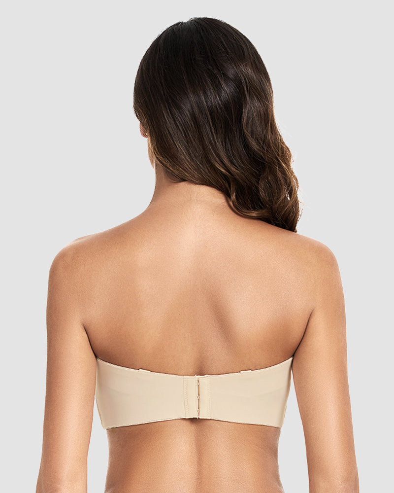 Full Support Non-Slip Convertible Bandeau Bra