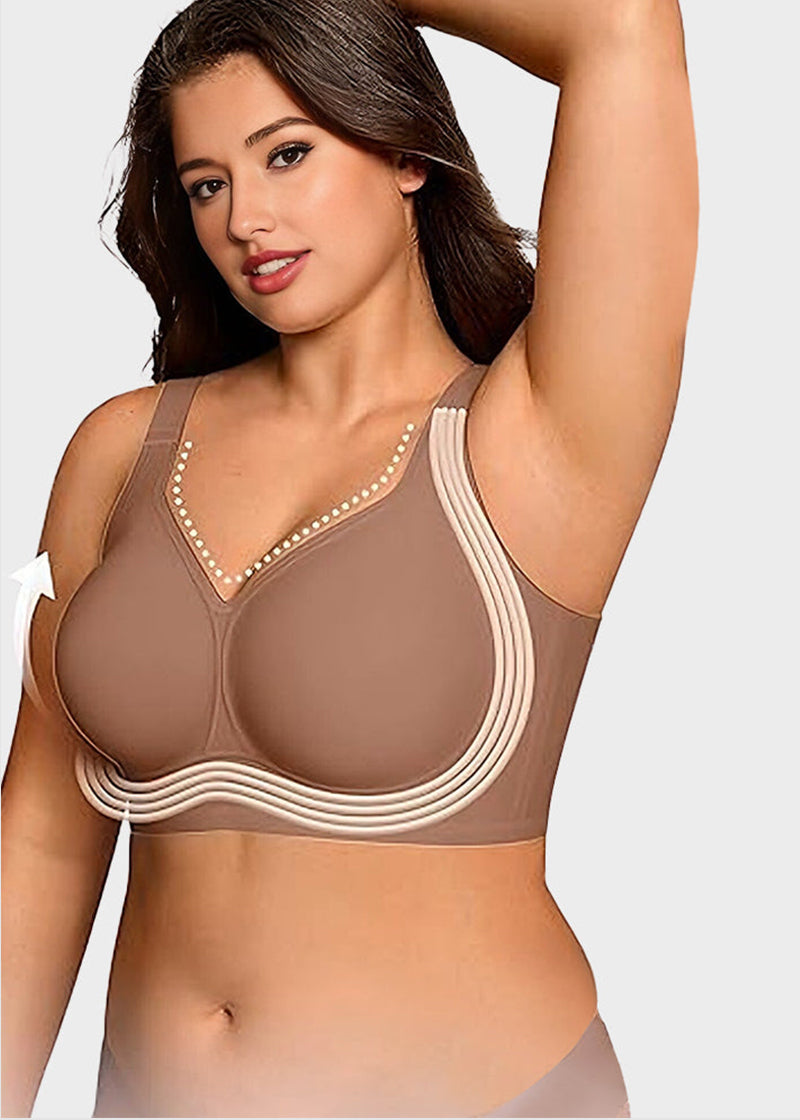 Comfortable Wireless Full Coverage Jelly Smoothing Bra