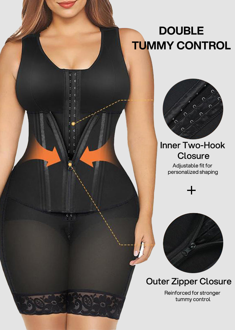 Fajas Colombianas Double Tummy Control Full Body Shapewear