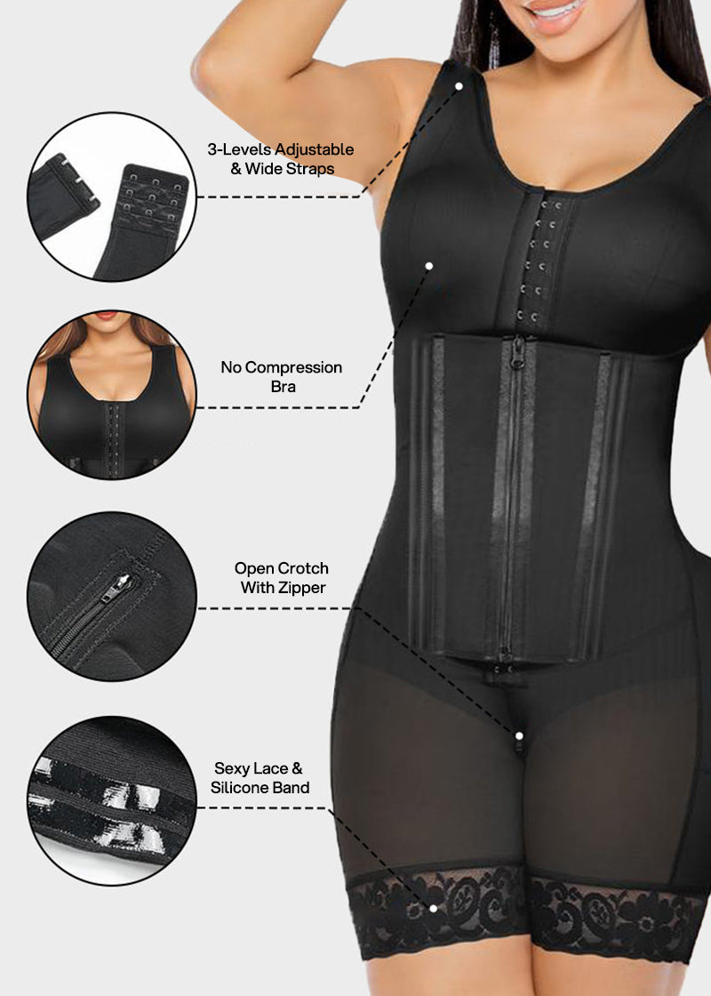 Fajas Colombianas Double Tummy Control Full Body Shapewear