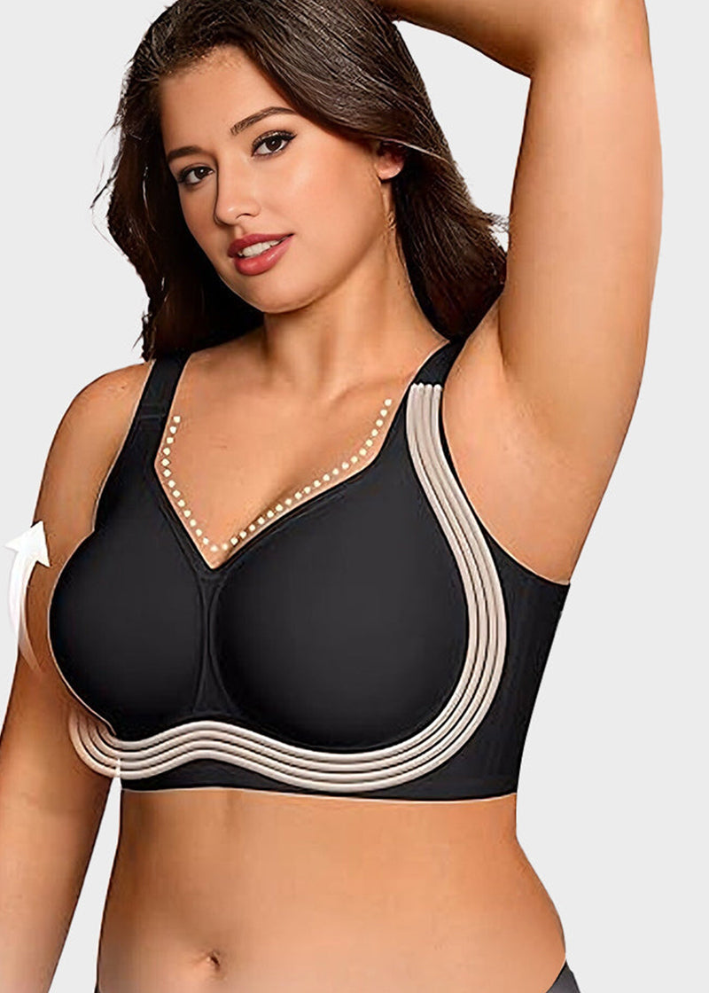 Comfortable Wireless Full Coverage Jelly Smoothing Bra