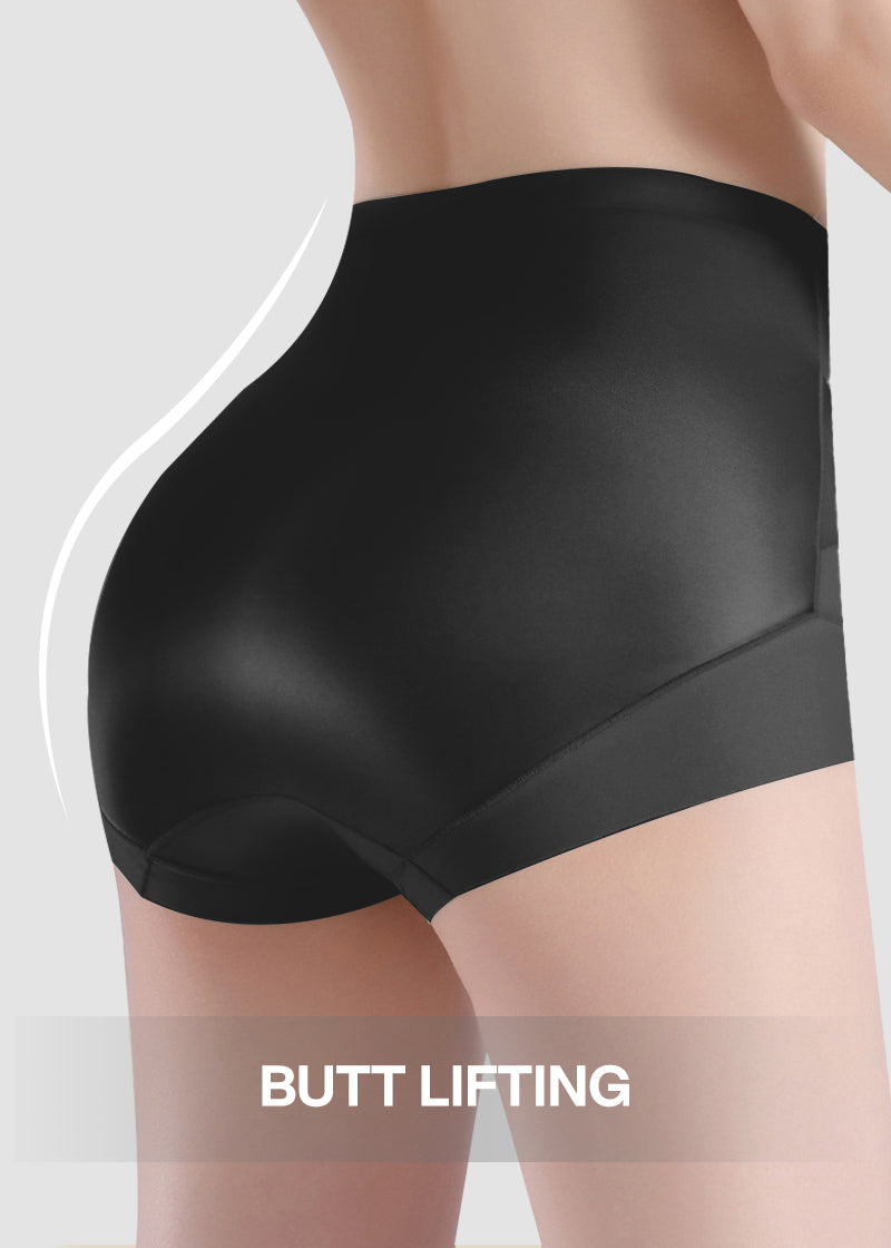 High-Waist Cross Compression Shaping Panties （6 Pack）