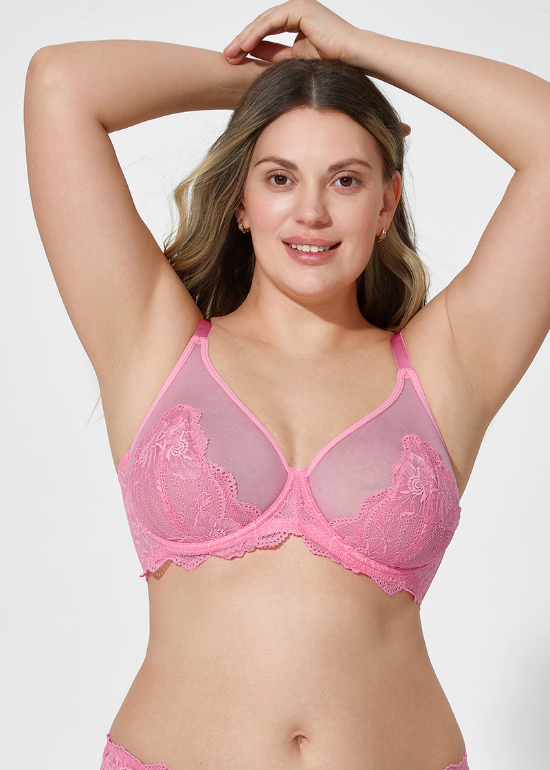 Full Coverage Lace Minimizer Bra