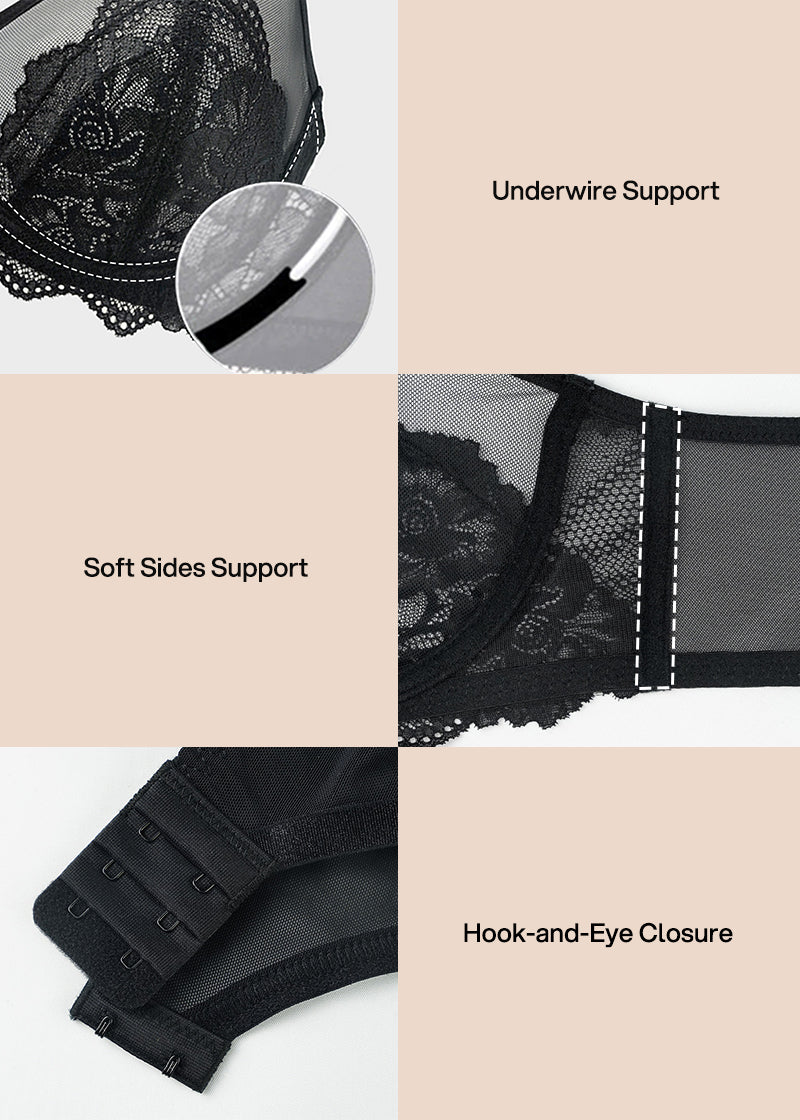 Full Coverage Lace Minimizer Bra