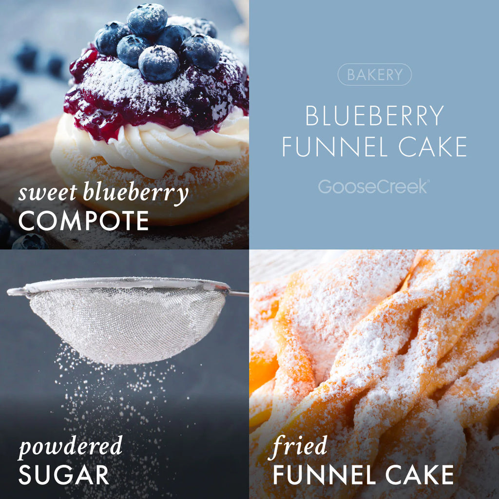 Blueberry Funnel Cake 3-Wick Candle