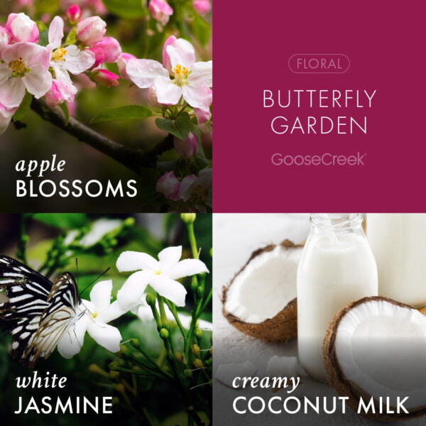 Butterfly Garden 3-Wick Candle