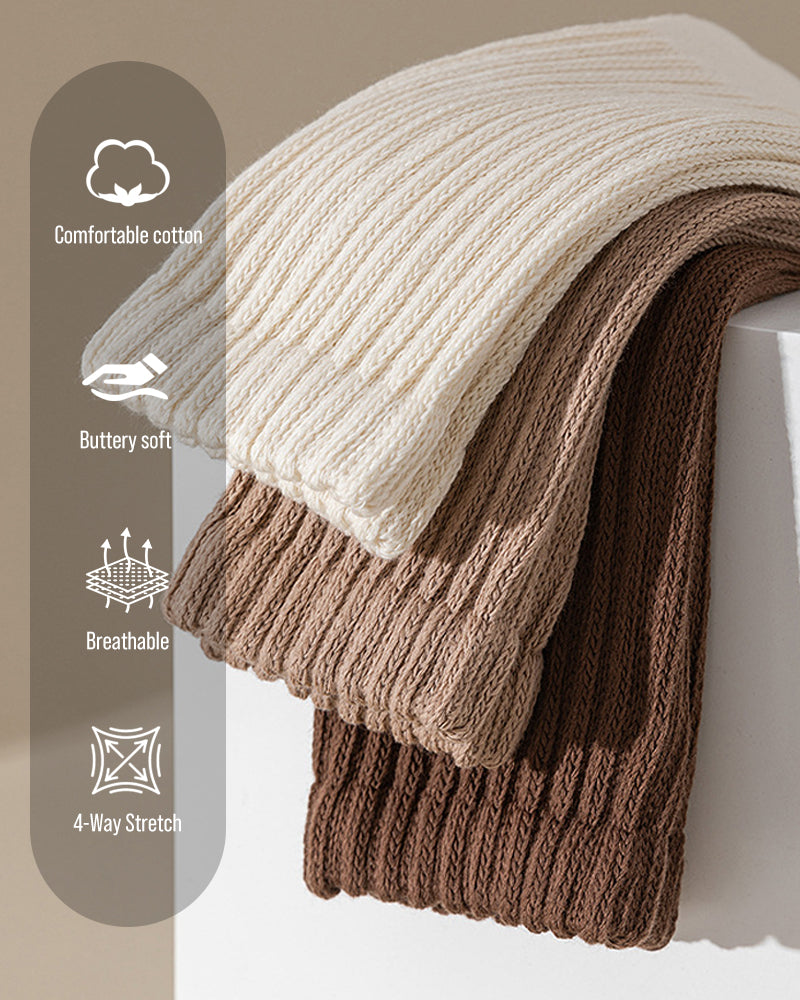 Cozy Ribbed Slouch Crew Socks