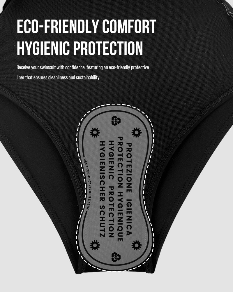 Hourglass™ Full Coverage Retro Color Block Swimsuit