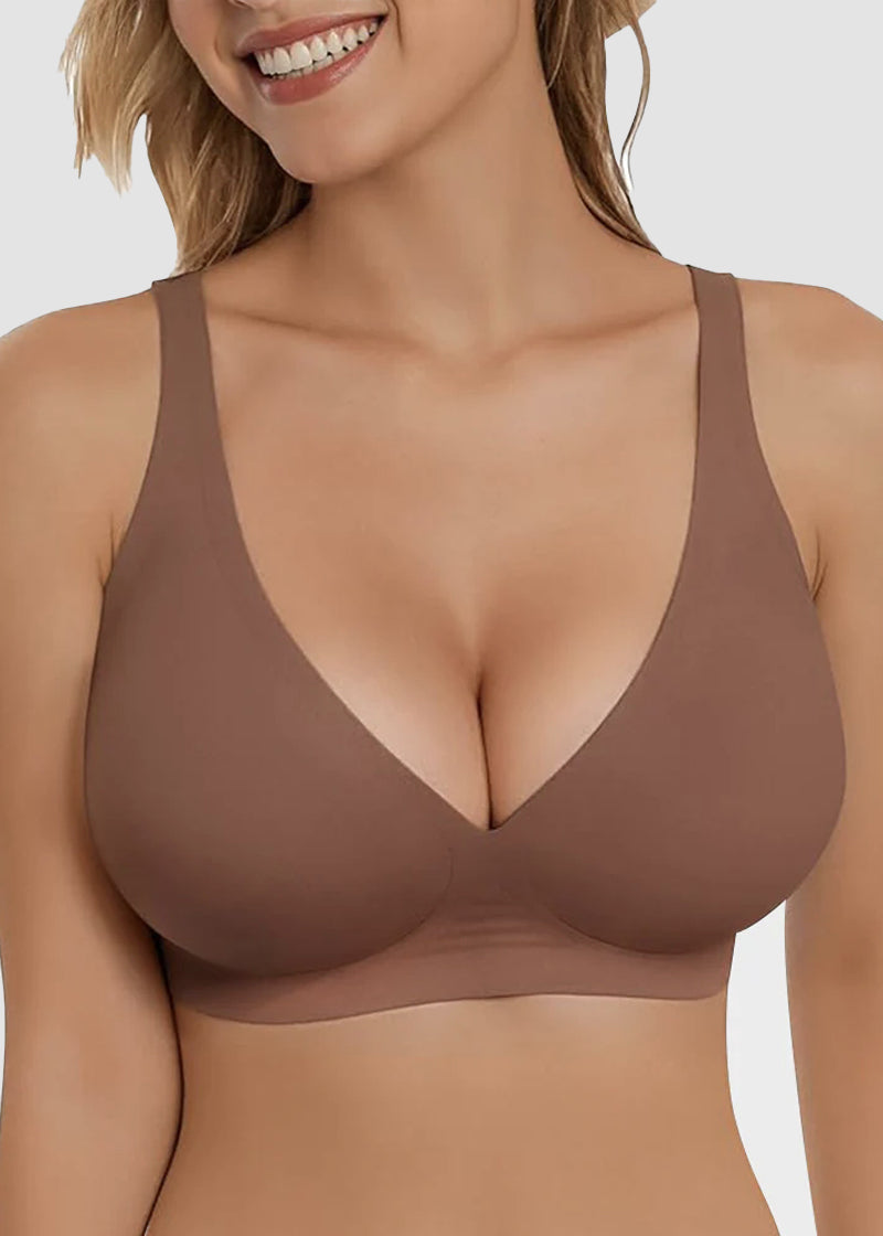 BOGO🔥Seamless Deep V Push-Up Wireless Bra