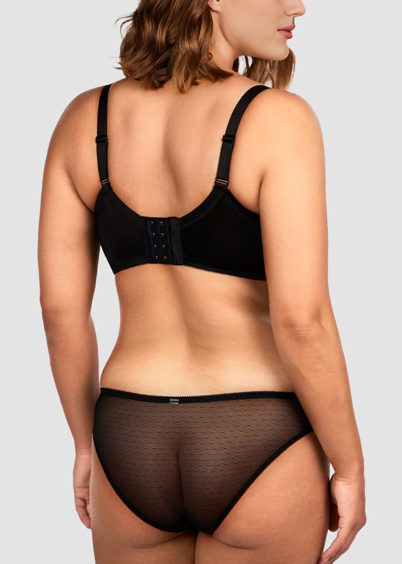 BOGO🔥Unlined Mesh Full Coverage Lace Minimizer Bra