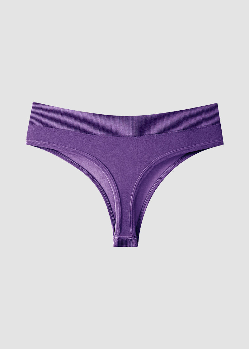 Comfort Seamless Sport Thong Panties (9 Pack)