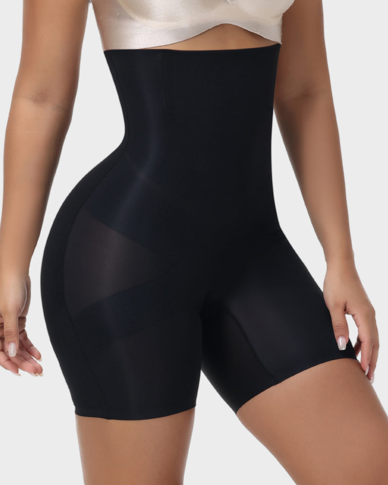 CrossSculpt High Waist Tummy Control Shaping Shorts