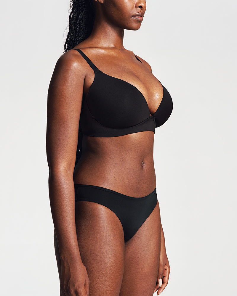 Comfort Wireless Deep V Plunge Bra