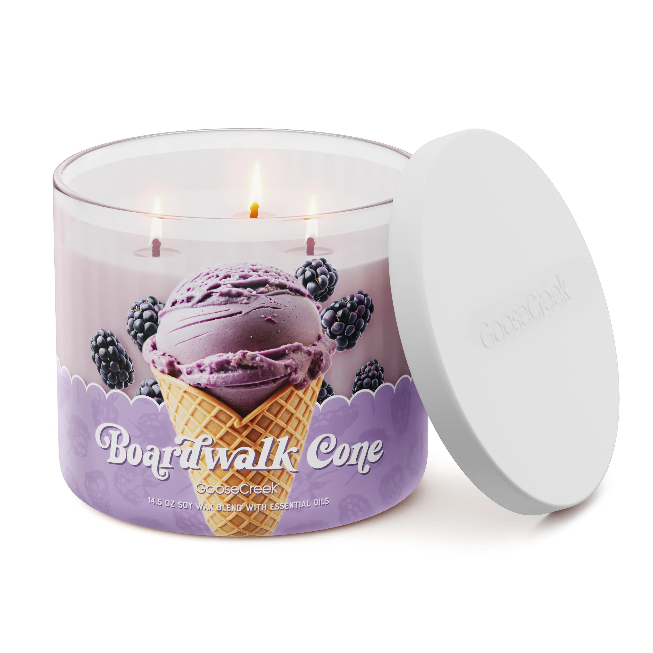 Boardwalk Cone 3-Wick Candle