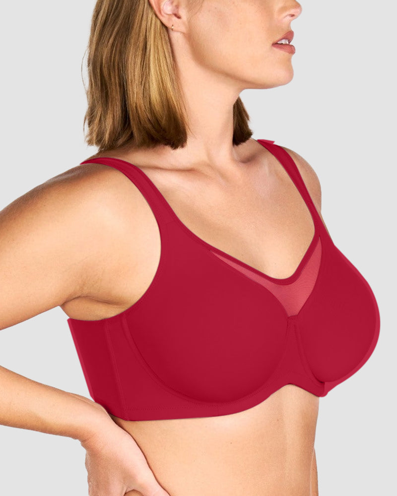 BOGO🔥Mesh Cooling Full Coverage Minimizer Bra
