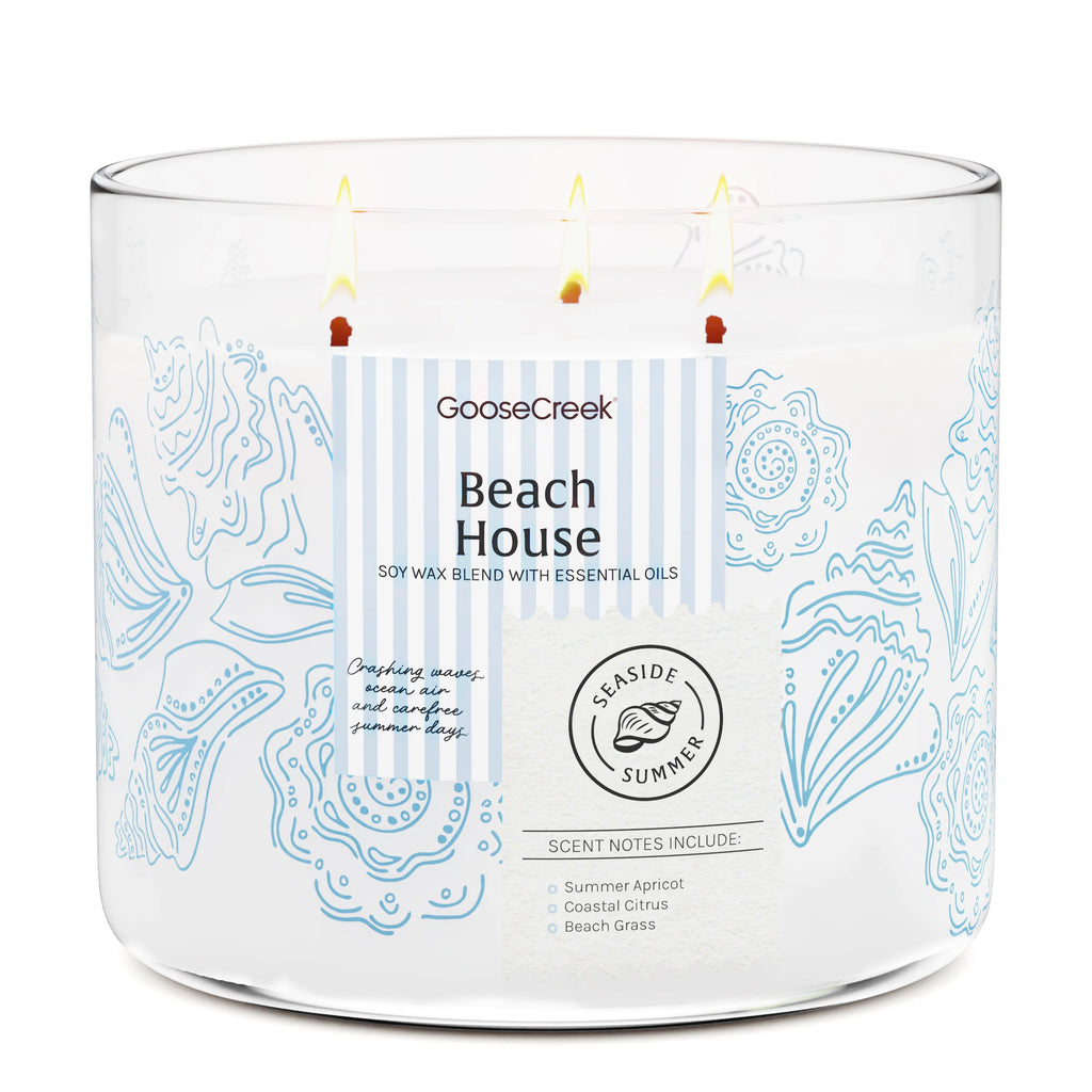 Beach House 3-Wick Candle