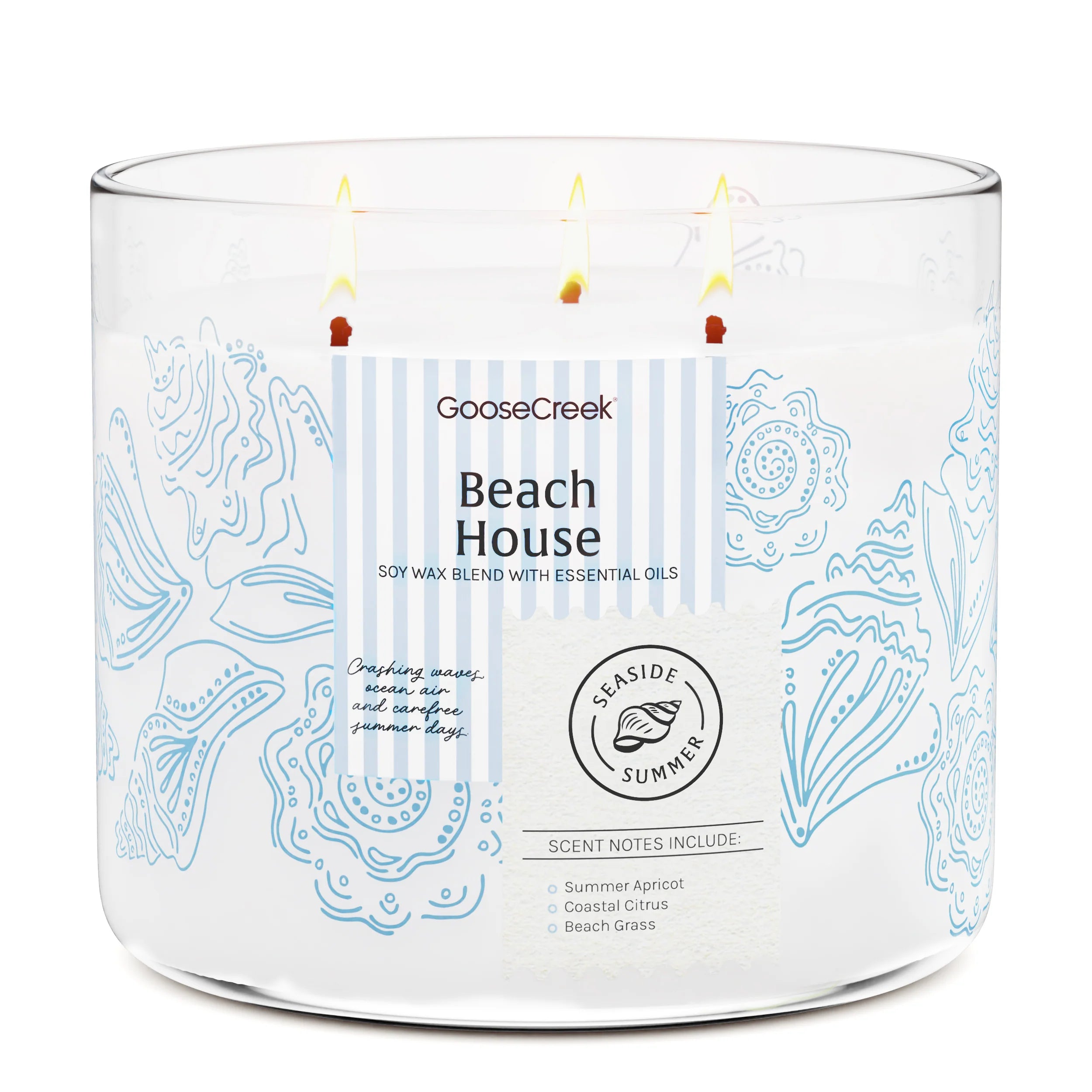 Beach House 3-Wick Candle