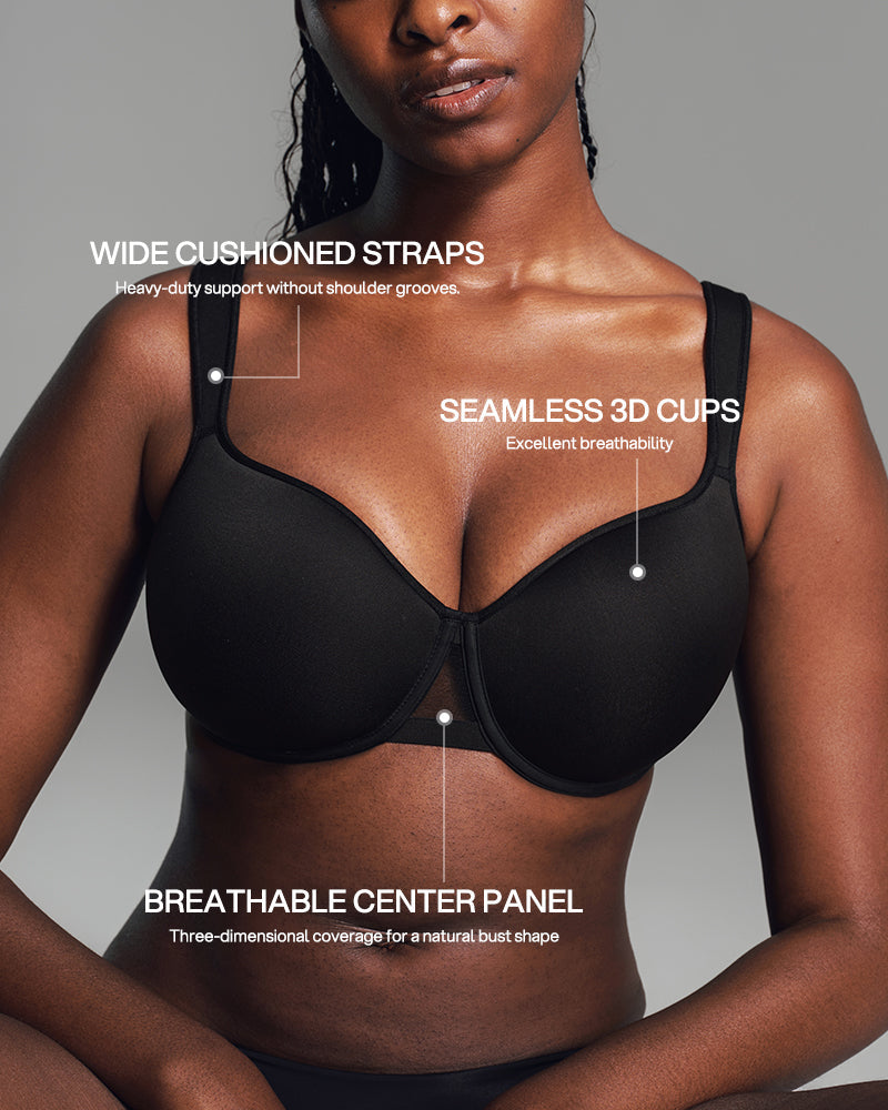 Full Coverage Comfort Push Up Bra