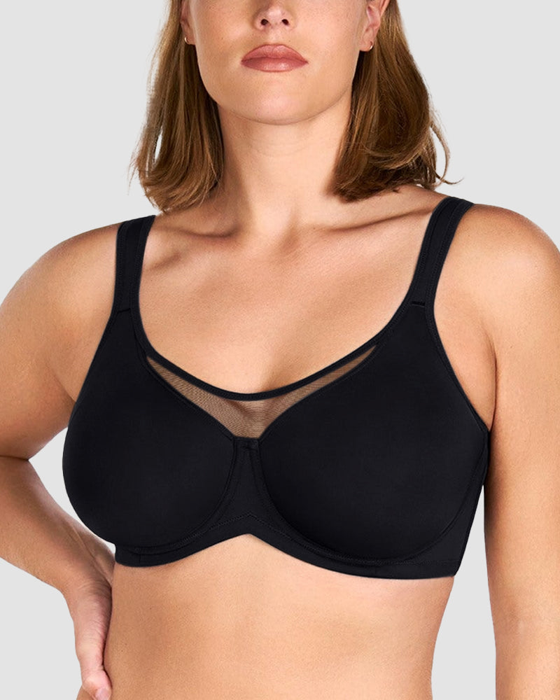 BOGO🔥Mesh Cooling Full Coverage Minimizer Bra