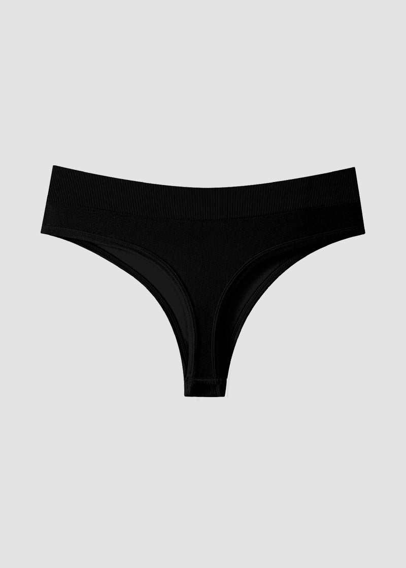 Comfort Seamless Sport Thong Panties (9 Pack)