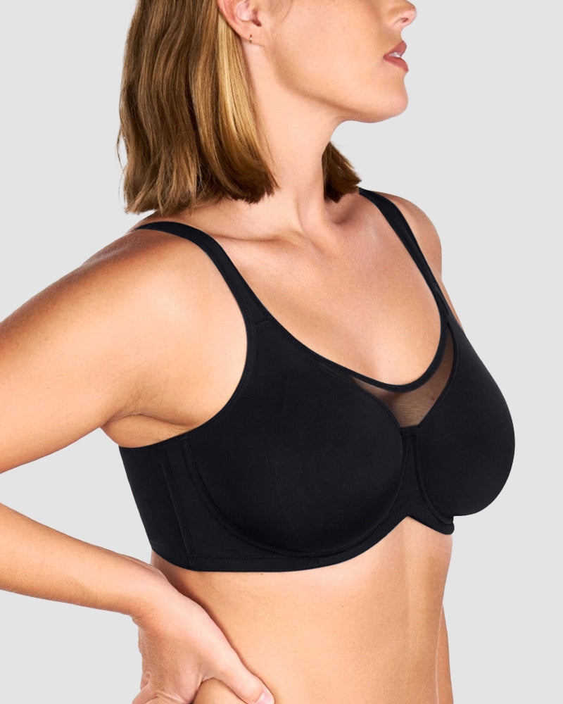 BOGO🔥Mesh Cooling Full Coverage Minimizer Bra