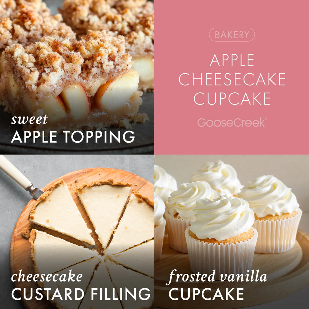 Apple Cheesecake Cupcake 3-Wick Candle