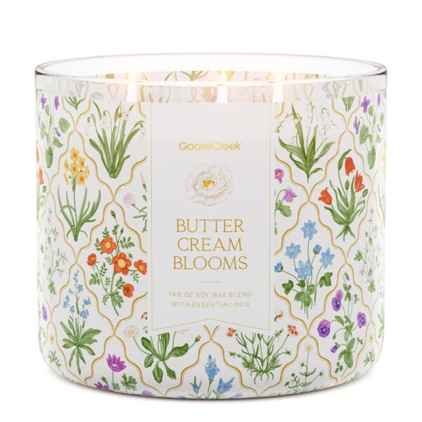 Buttercream Blooms Large 3-Wick Candle