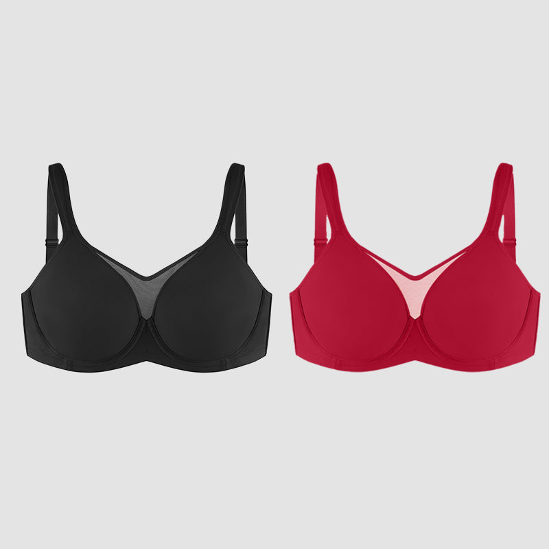 BOGO🔥Mesh Cooling Full Coverage Minimizer Bra