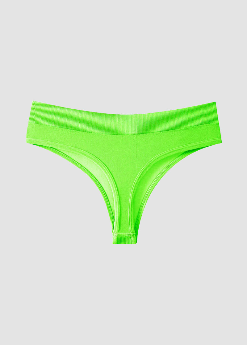 Comfort Seamless Sport Thong Panties (9 Pack)