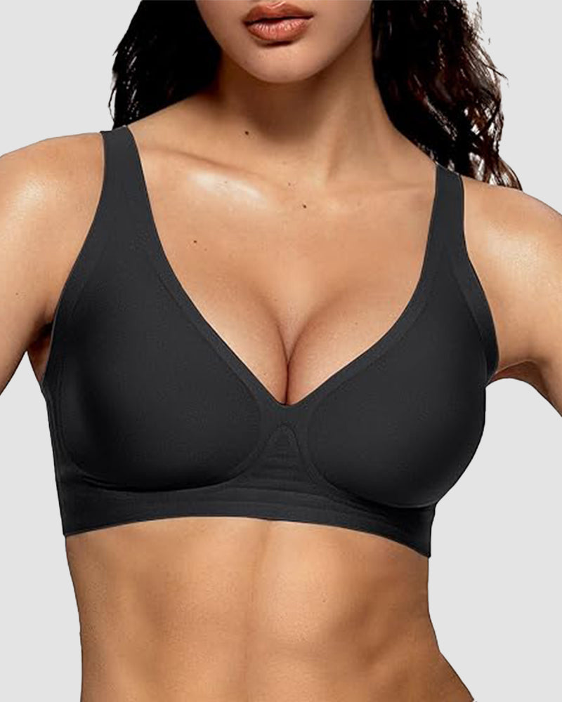 BOGO🔥Seamless Deep V Push-Up Wireless Bra