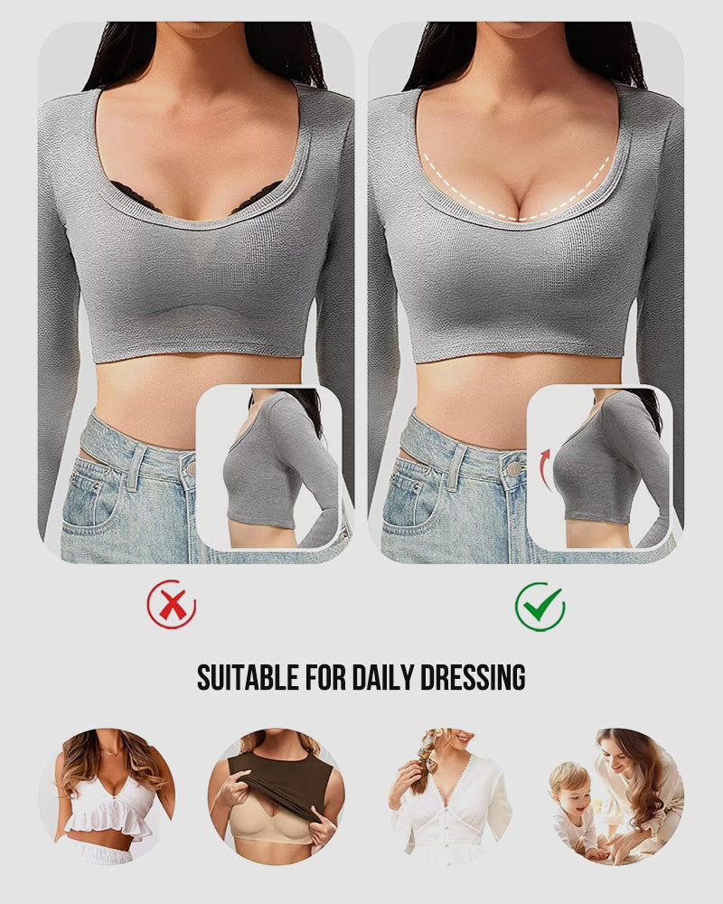 BOGO🔥Seamless Deep V Push-Up Wireless Bra