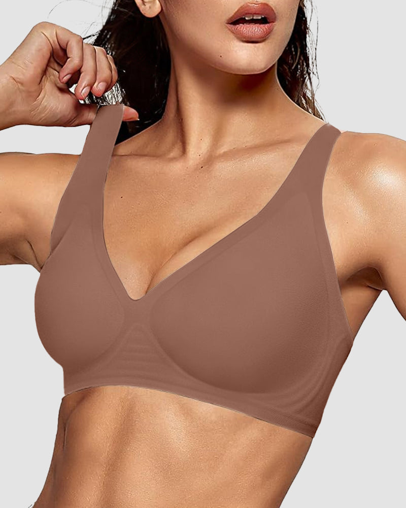 BOGO🔥Seamless Deep V Push-Up Wireless Bra