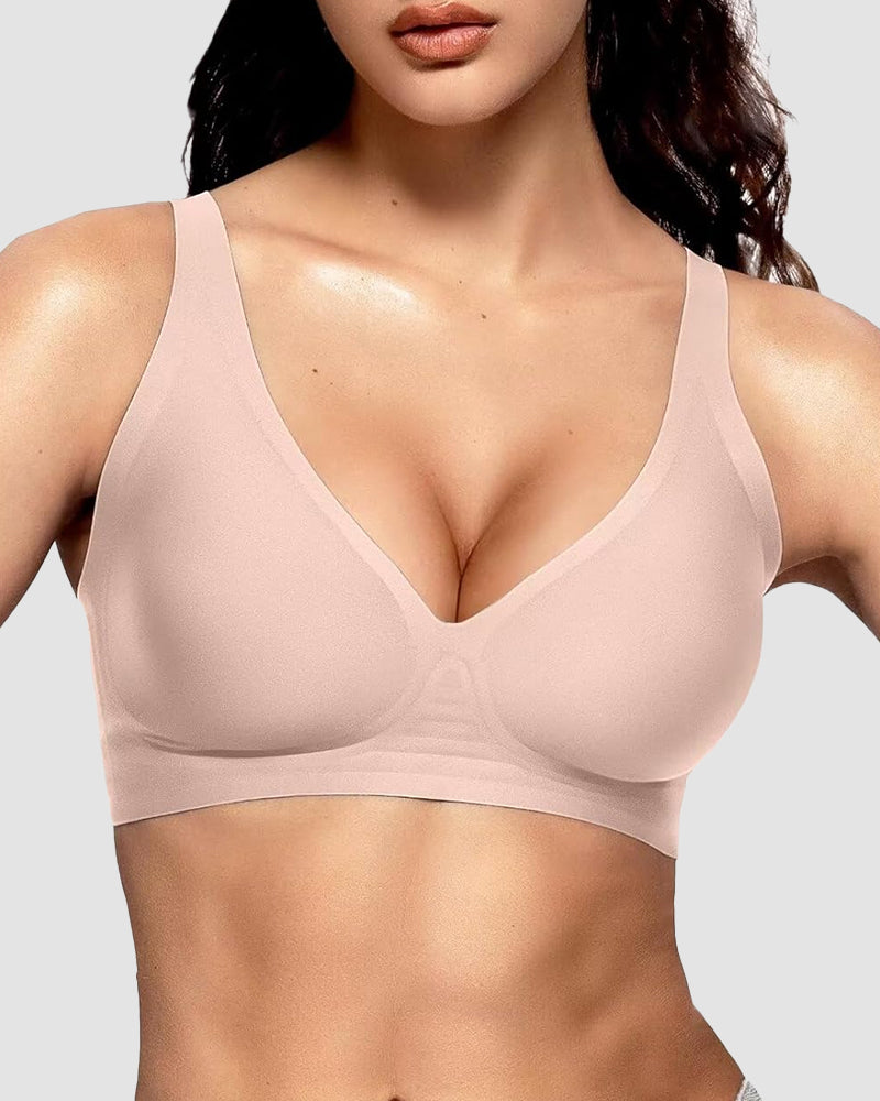 BOGO🔥Seamless Deep V Push-Up Wireless Bra