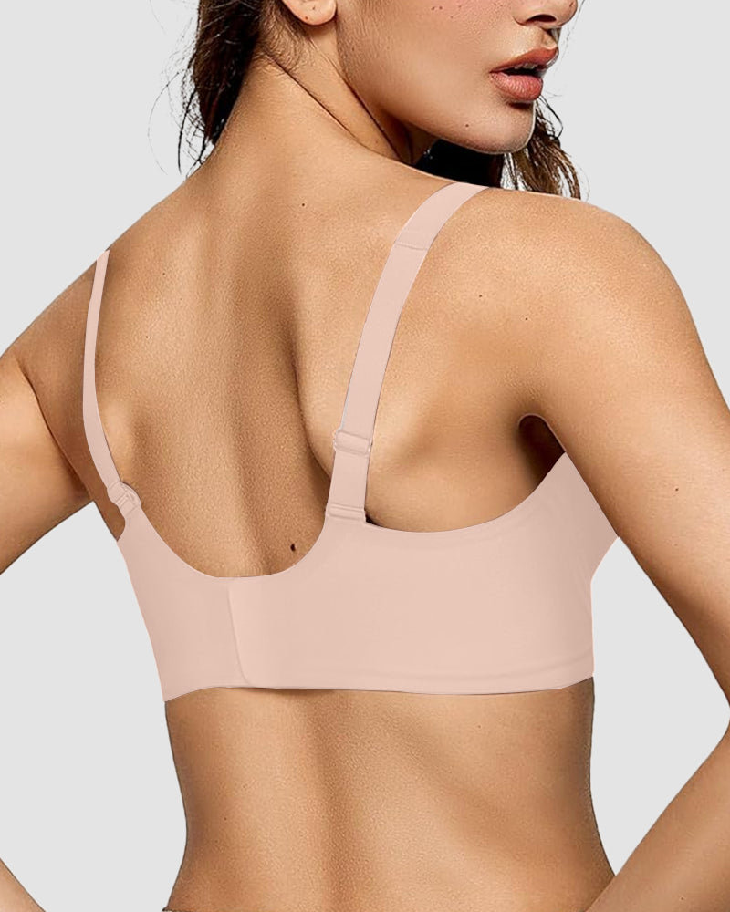 BOGO🔥Seamless Deep V Push-Up Wireless Bra