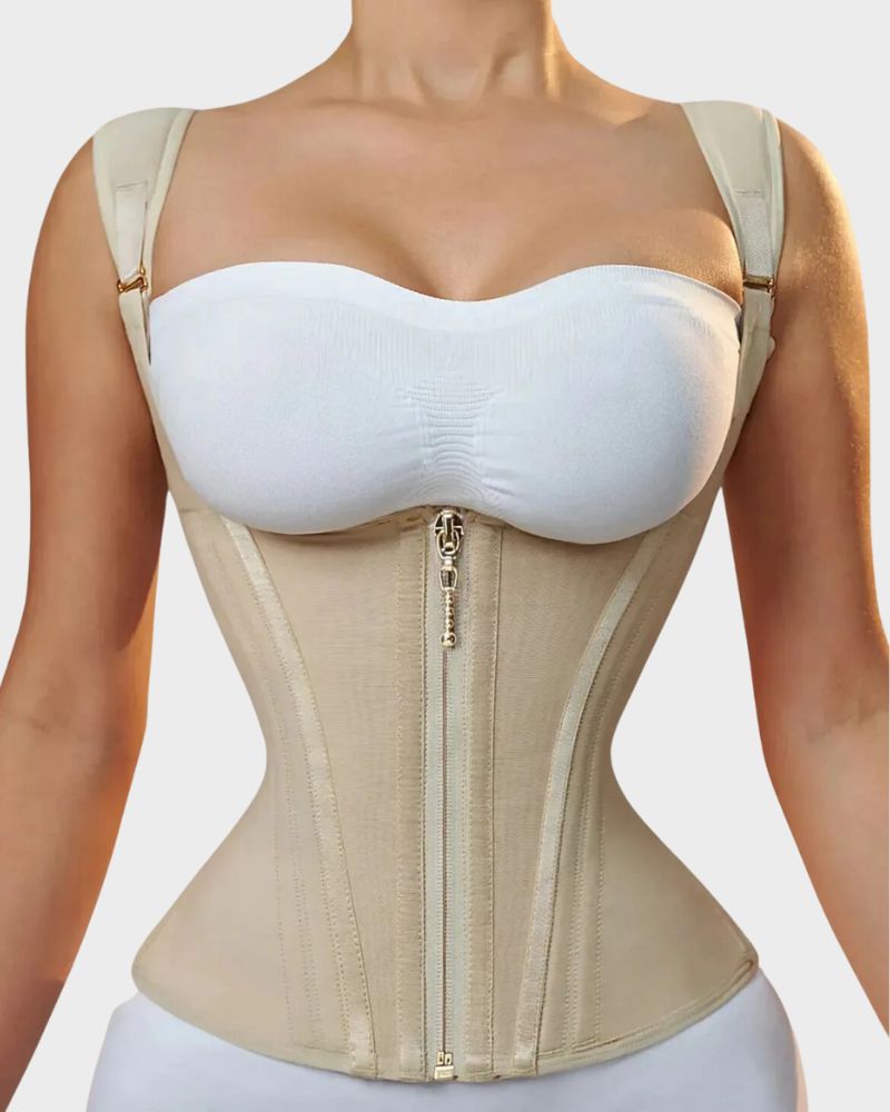 LilyLove® Double Waistband Corset Vest