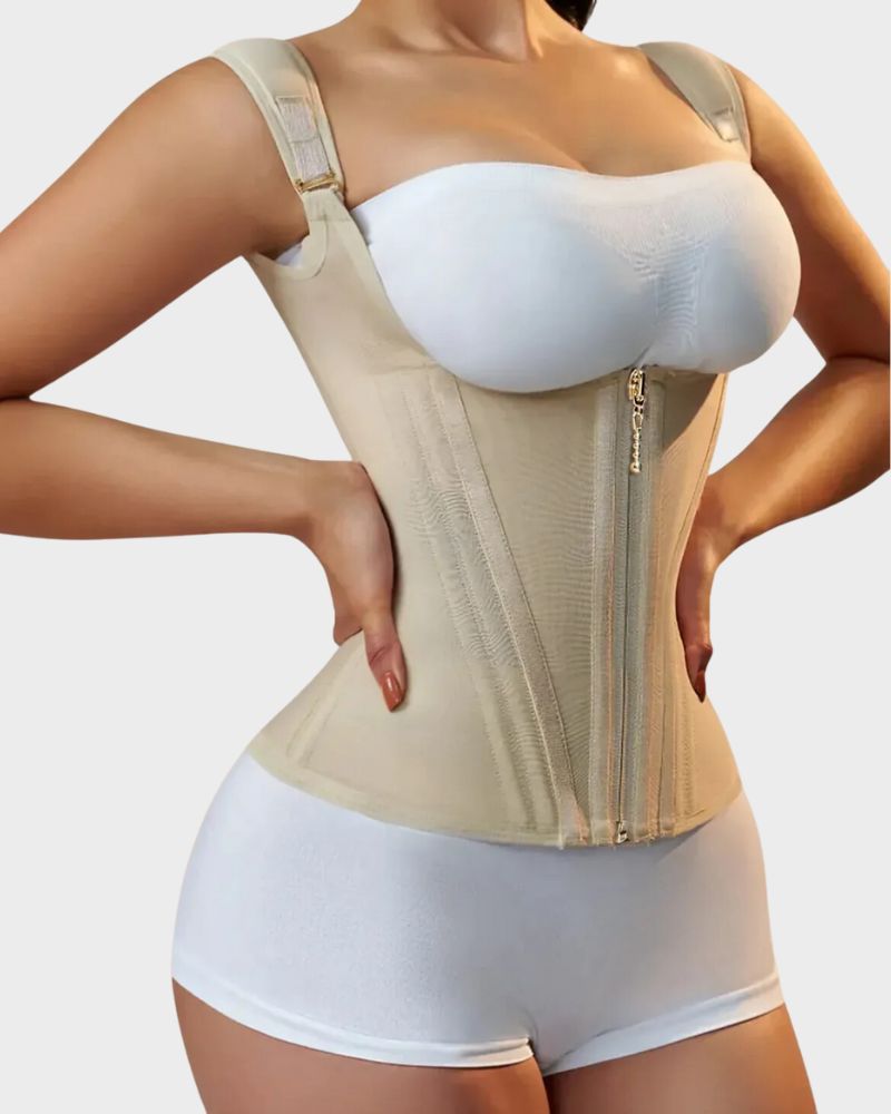 LilyLove® Double Waistband Corset Vest