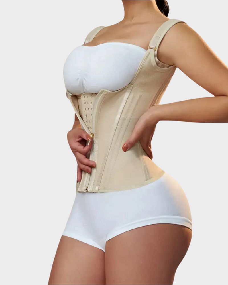 LilyLove® Double Waistband Corset Vest